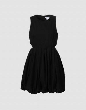 Black Women's Urban Revivo Cut Out Detail Sleeveless Dress | KGD7188ZB