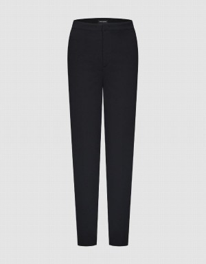 Black Women's Urban Revivo Flare Pants | QKS6544HZ