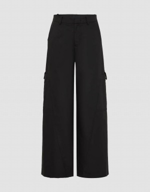 Black Women's Urban Revivo Loose Carrot Fit Pants | LAW952IT