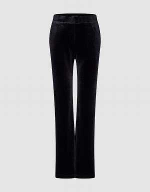 Black Women's Urban Revivo Skinny Straight Pants | CIT9769MZ