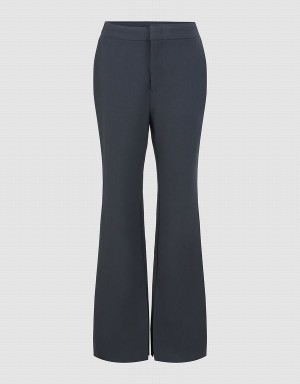 Dark Grey Women's Urban Revivo Flare Pants | LDE3146AW