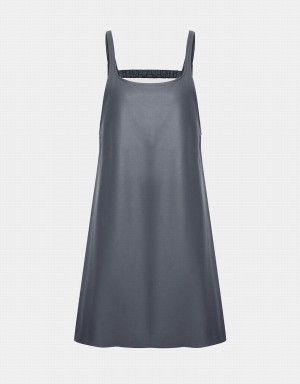 Light Grey Women's Urban Revivo Minimalist Cami Dress | ZTN9953HZ