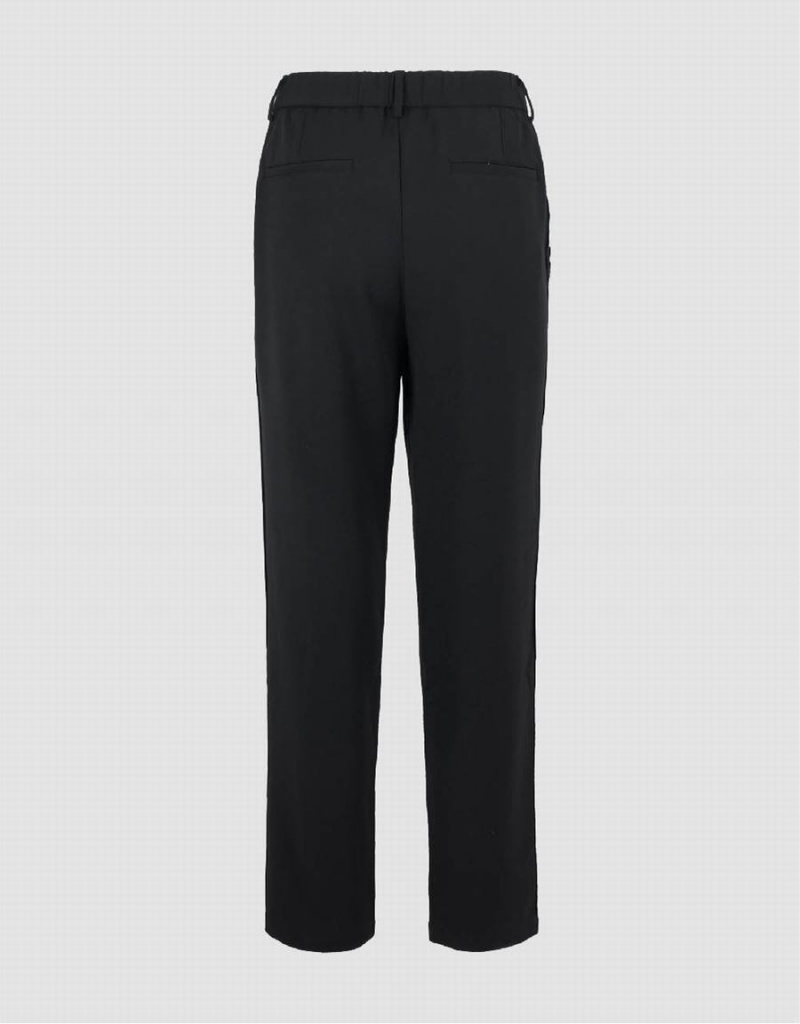 Black Men's Urban Revivo Carrot Fit Pants | AAT3166BP