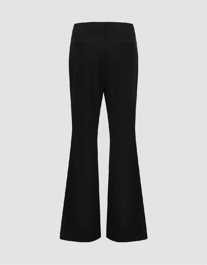 Black Women's Urban Revivo Flare Pants | GDQ5665KN