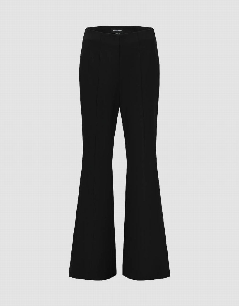 Black Women\'s Urban Revivo Flare Pants | GDQ5665KN