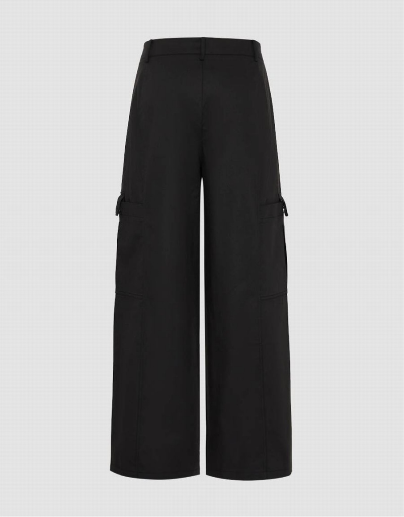 Black Women's Urban Revivo Loose Carrot Fit Pants | LAW952IT