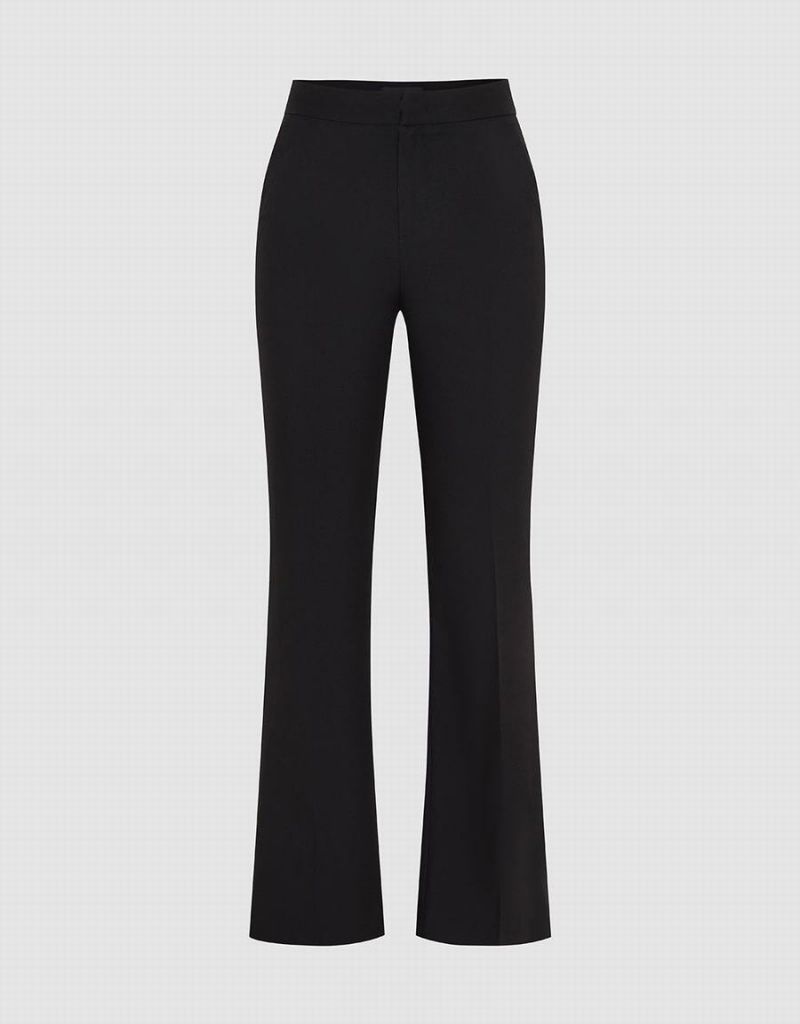 Black Women\'s Urban Revivo Skinny Flare Pants | UOD3110GX