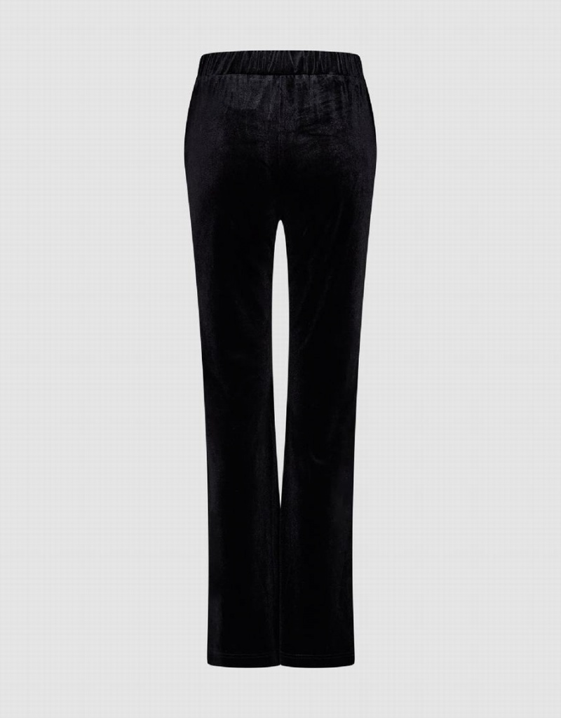 Black Women's Urban Revivo Skinny Straight Pants | CIT9769MZ