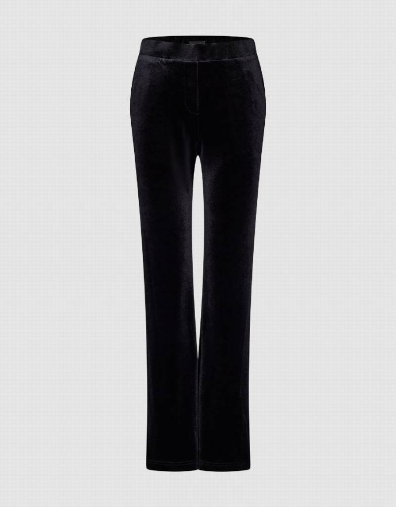 Black Women\'s Urban Revivo Skinny Straight Pants | CIT9769MZ