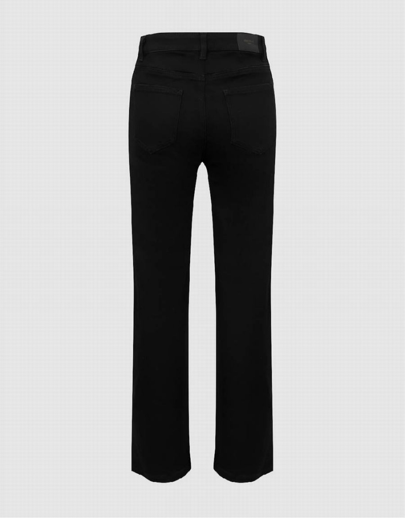 Black Women's Urban Revivo Skinny Straight Jeans | IAU2583GT