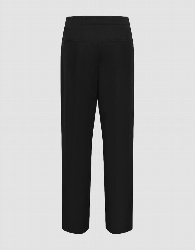 Black Women's Urban Revivo Tailored Carrot Fit Pants | SHG9597WV