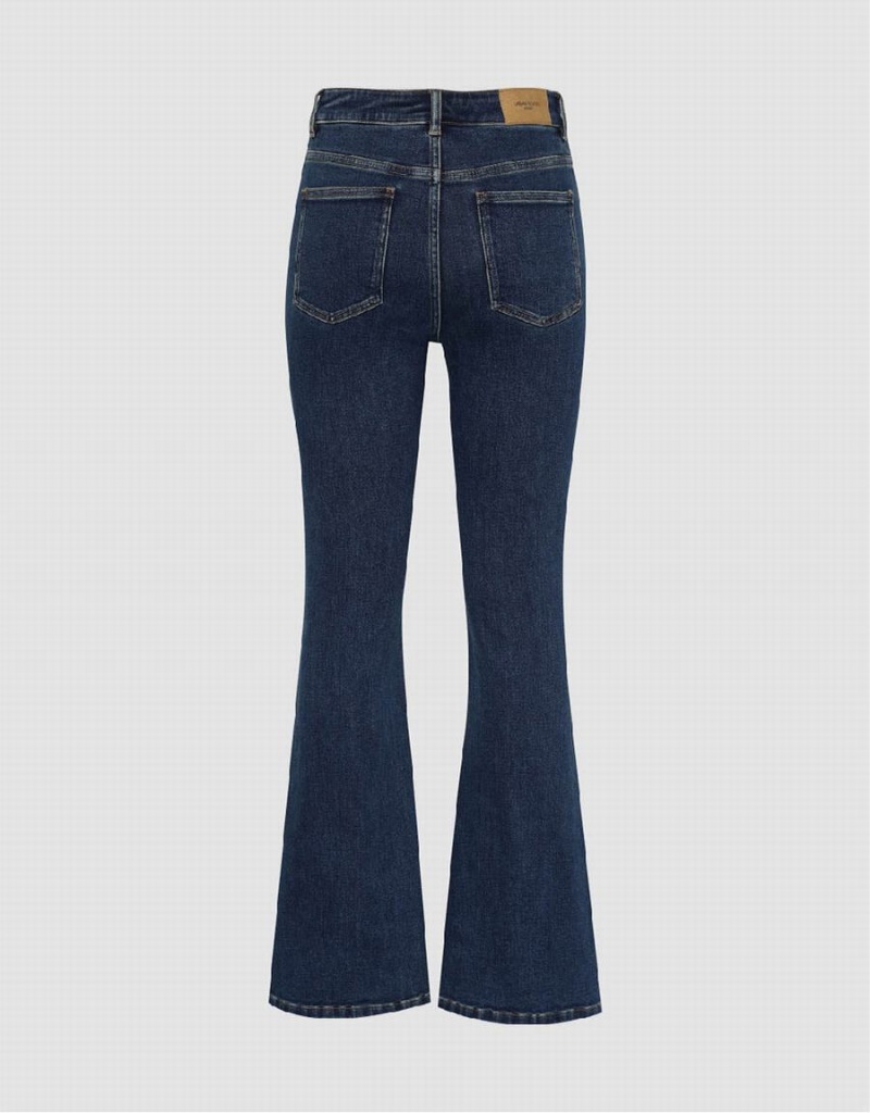 Blue Women's Urban Revivo Flare Jeans | HFY3258FV