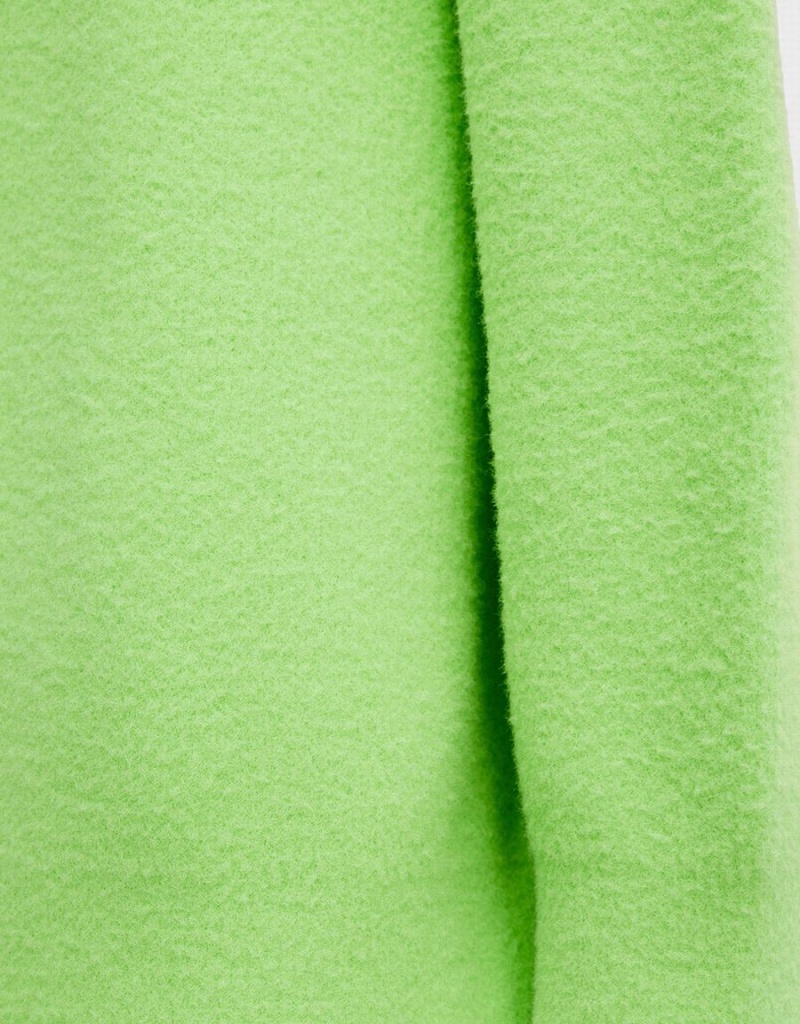 Green Women's Urban Revivo Heart Detail Oversized Sweaters | QRB9596EI