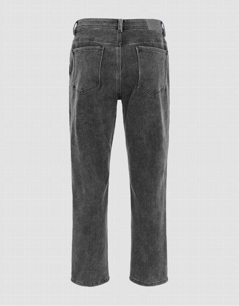 Grey Men's Urban Revivo Loose Carrot Fit Jeans | RRC5946CL