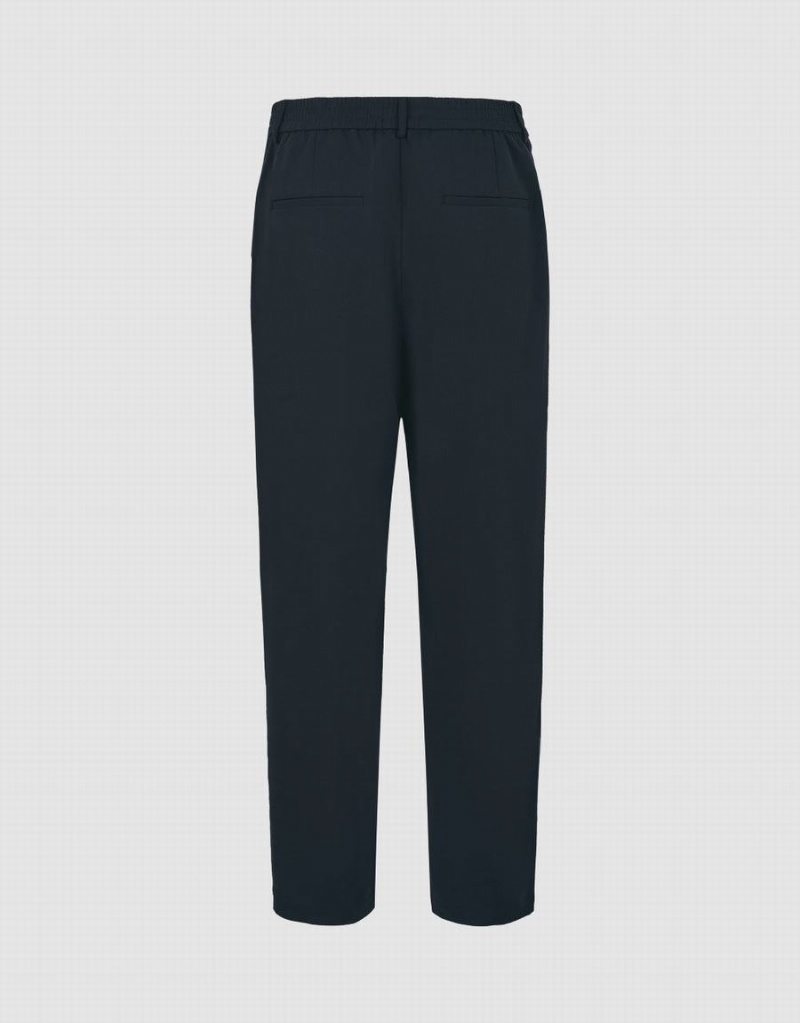 Grey Men's Urban Revivo Loose Straight Pants | TAM8180HQ