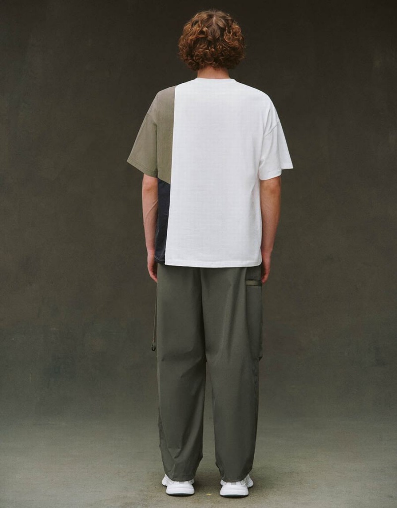 Khaki Men's Urban Revivo Loose Jogger Pants | DRU6929WP