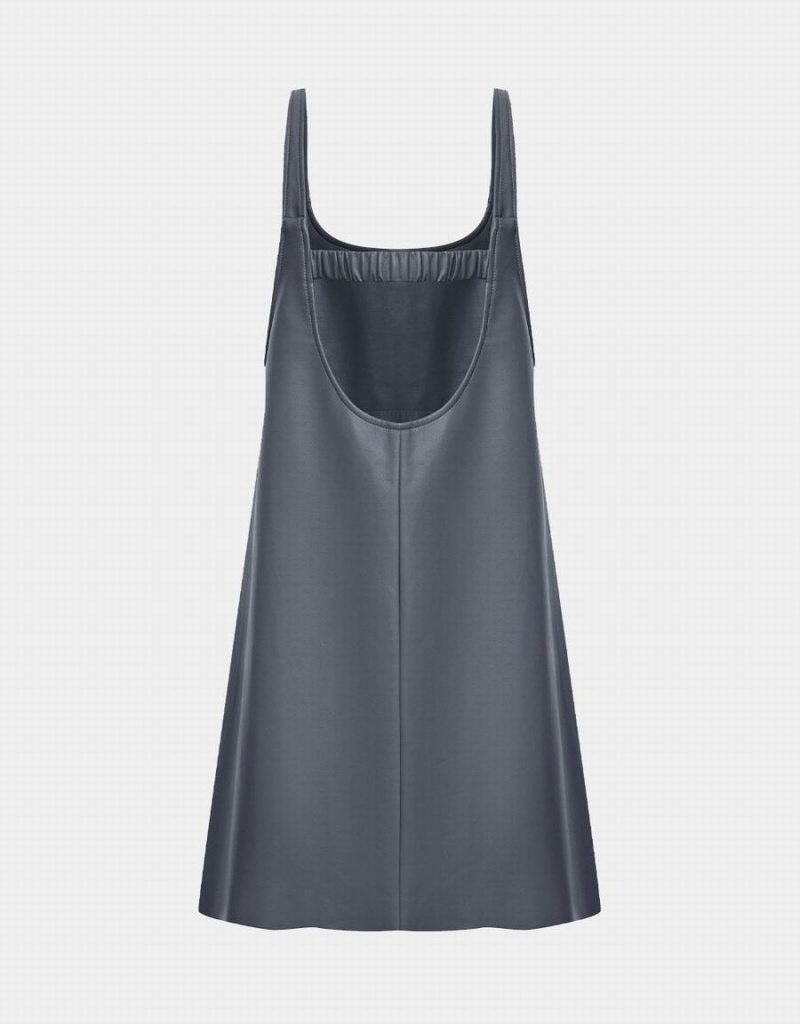 Light Grey Women's Urban Revivo Minimalist Cami Dress | ZTN9953HZ