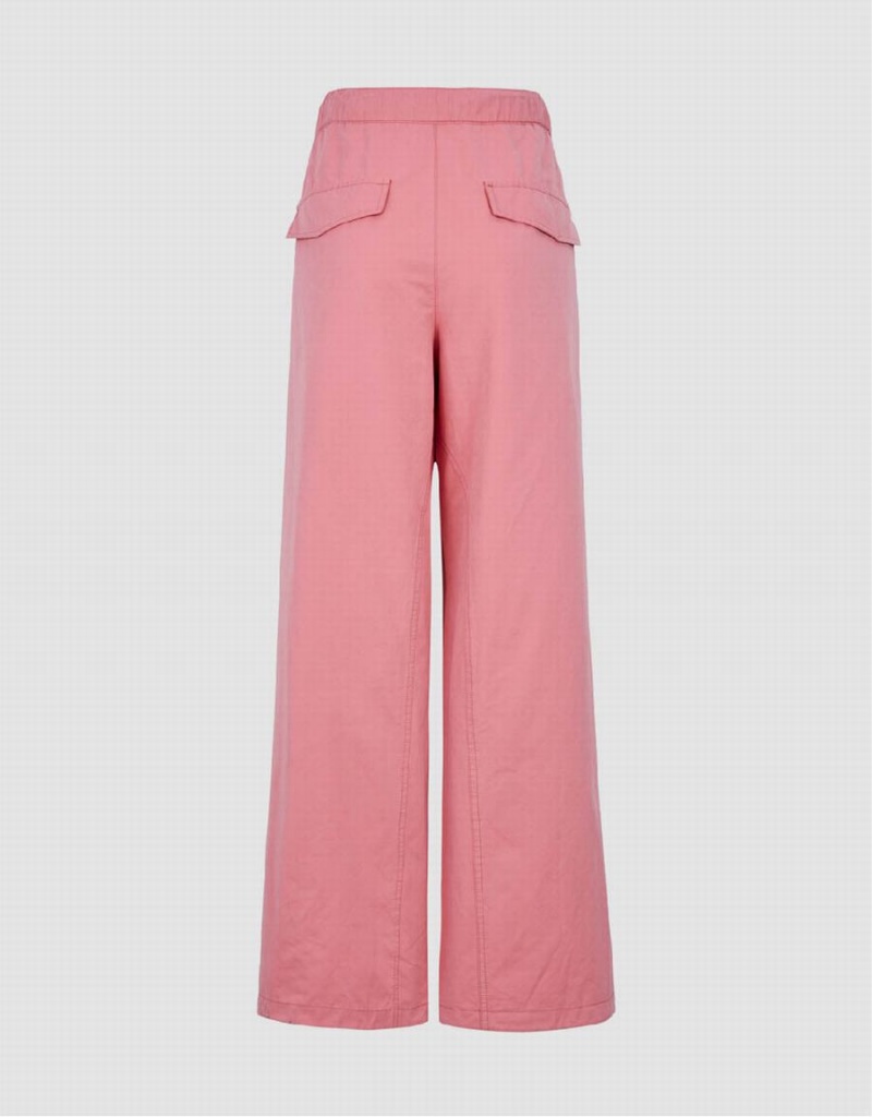 Pink Women's Urban Revivo Loose Jogger Pants | VIZ6054JD