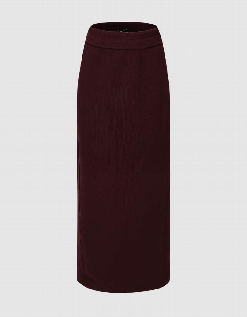 Purple Women\'s Urban Revivo Midi Fishtail Skirts | EGL7056RT