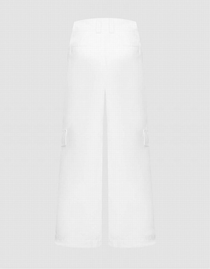 White Women's Urban Revivo Straight Pants | MXH4339JW